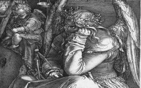 A gravura Melancolia l criada pelo renascentista Albrecht Dürer (Foto: Arquivo) A gravura Melancolia l criada pelo renascentista Albrecht Dürer (Foto: Arquivo)