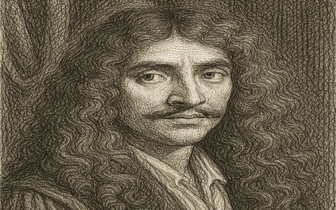 Molière é um dos maiores gigantes de toda história do teatro (Ilustração: Coelho) Molière é um dos maiores gigantes de toda história do teatro (Ilustração: Coelho)