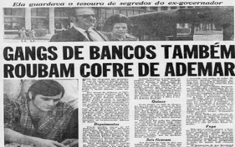Jornal da época relatando o roubo que teve participação de Dilma (Foto: Arquivo) Jornal da época relatando o roubo que teve participação de Dilma (Foto: Arquivo)