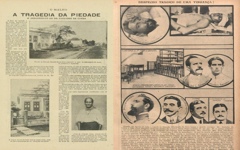 A Tragédia de Piadade também vitimou o filho de Euclydes da Cunha (Foto: O Malho) A Tragédia de Piadade também vitimou o filho de Euclydes da Cunha (Foto: O Malho)
