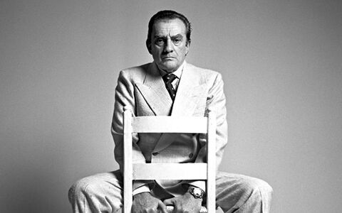 Imagem do cineasta e crítico Luchino Visconti usada em sua biografia (Foto: Arquivo)