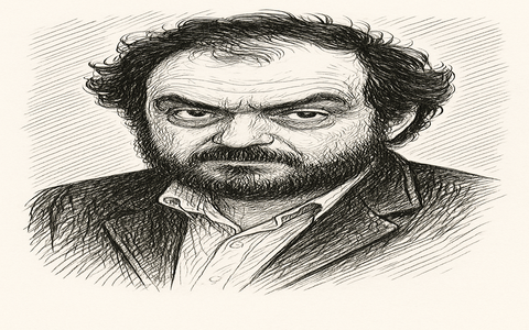 Stanley Kubrick foi um dos cineastas mais influentes do século XX (Ilustração: Coelho)