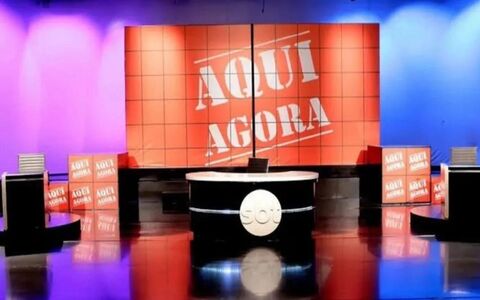 Agora, em pleno 2025, o SBT insiste em ressuscitar o Aqui Agora (Foto: Reprodução)