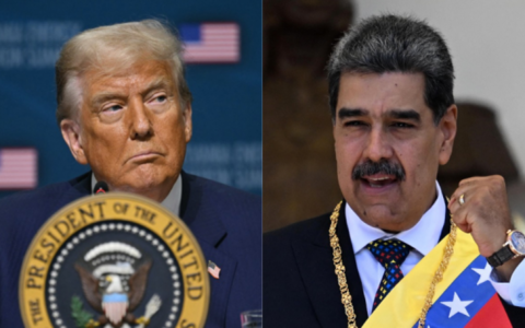 Maduro e Donald Trump interpretam papéis que já conhecem de cor (Foto: Jovem Pan)