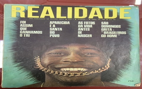 O eterno Edson Arantes do Nascimento na capa da primeira Realidade (Foto: Google)
