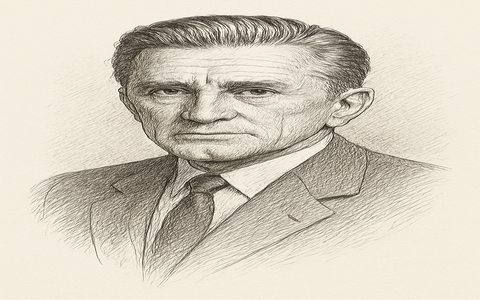 Kirk Douglas, ator, produtor e autor norte-americano histórico (Ilustração: Coelho) Kirk Douglas, ator, produtor e autor norte-americano histórico (Ilustração: Coelho)