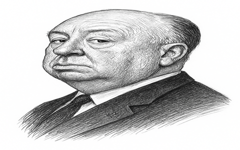 Hitchcock, o mestre do suspense que influenciou gerações de cineastas (Ilustração: Coelho) Hitchcock, o mestre do suspense que influenciou gerações de cineastas (Ilustração: Coelho)