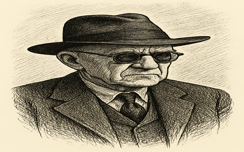 John Ford, o poeta das estradas e dos horizontes (Ilustração: Coelho) O grande mito John Ford, o poeta das estradas e dos horizontes (Ilustração: Coelho)